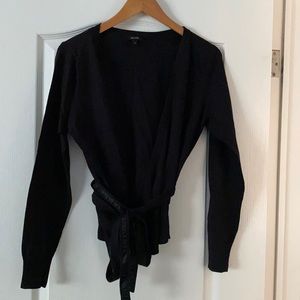 Wrap around sweater